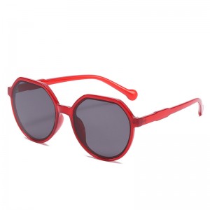 RUISEN'S Modische Vintage-Sonnenbrille mit rundem Rahmen 10655 98052 6533