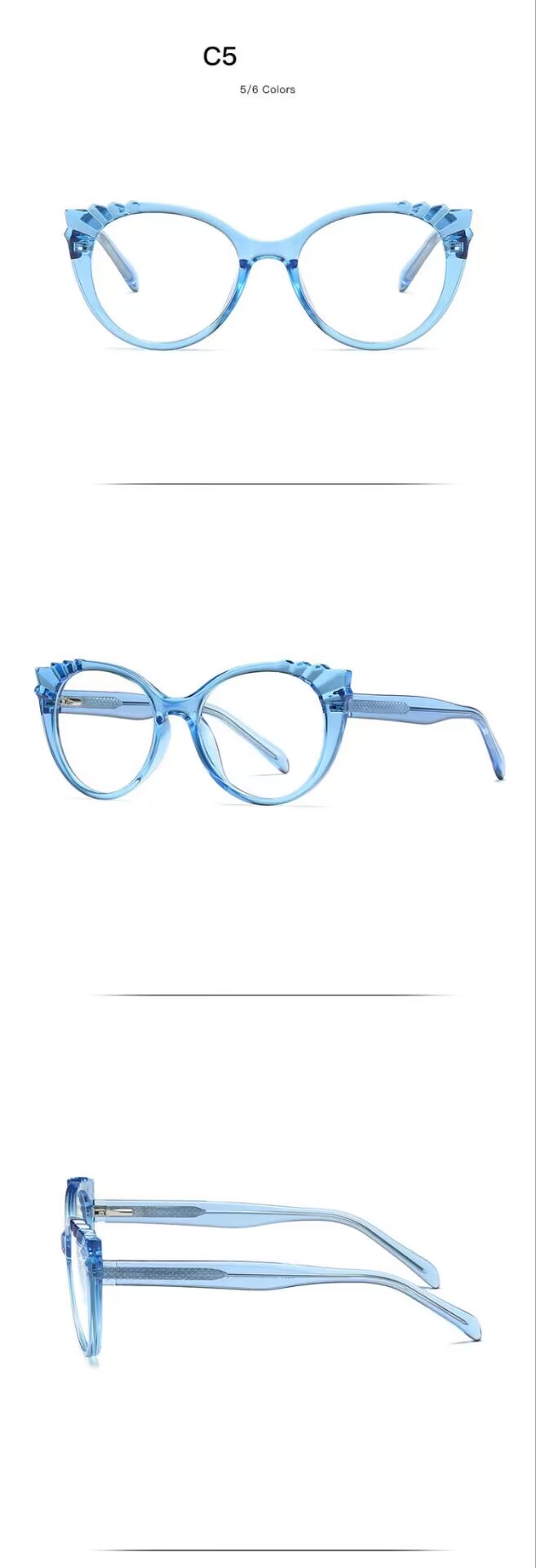 Lunettes à monture tendance anti-lumière bleue RUSEN'S 2037