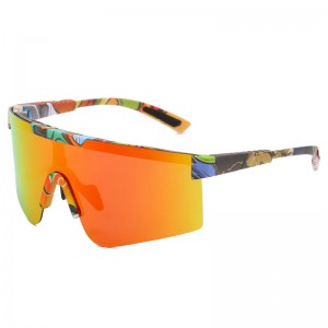 RUISEN'S lunettes de soleil de sport de plein air lunettes de cyclisme pour hommes lunettes de soleil polarisées colorées à changement de couleur 9961