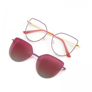 Nuevas gafas de sol con clip para hombre y mujer Cat Eye de RUISENS 7002