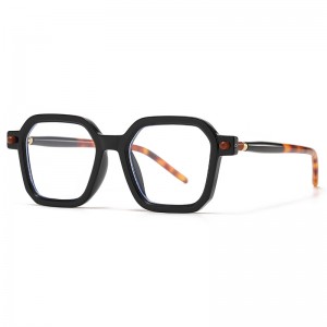 RUISEN'S Simple Square Brille Fashion Flat Lens 86601