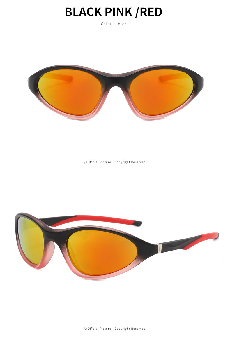 RUISEN'S Sports Oval Gafas de sol para deportes al aire libre 3012