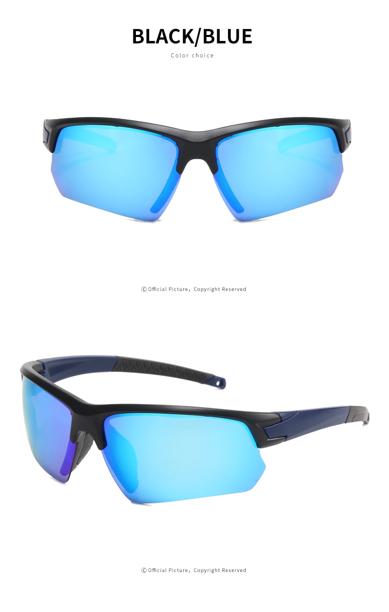 RUISEN'S Sports Cycling Nouvelles lunettes de soleil à changement de couleur 8312