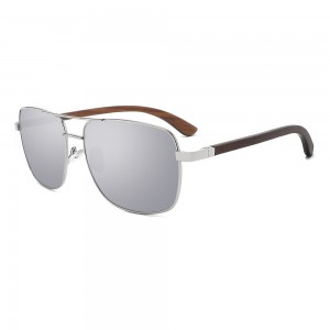 RUISEN’S New Classic Square Frame Wooden Sunglasses RS-1706