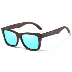 RUISENS hölzerne High-End-Retro-UV400-TAC-polarisierte Sonnenbrille