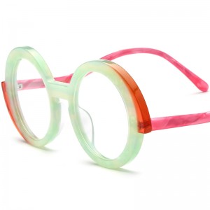 RUISEN’S Custom Vintage Multicolor Round Eyeglass Frames 19354