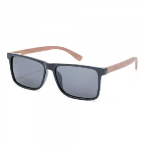 RUISEN'S New Fashion Square Frame Wooden Sunglasses RS-LS5022