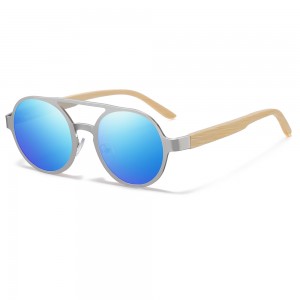 Nuevas gafas de sol de madera con montura cuadrada de moda de RUISEN RS-2801