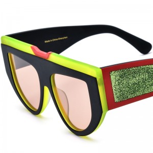 Gafas de sol tipo ojo de gato con placa personalizada de RUISEN 19367T