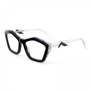 RUISEN’S 2024 New Women’s Fashion Cat Eye High end Plate Eyeframe Can be Paired with Myopia UN3241