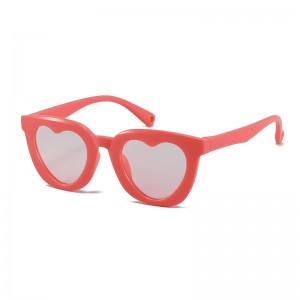 Óculos de sol com lente PC RUISEN'S Kids Heart Frame UV400