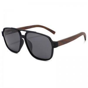 RUISEN’S New Fashion Frameless Wooden UV400 Sunglasses RS-1553