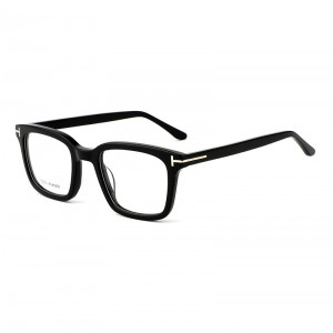 RUISEN’S Square Tortoiseshell Colored Board Myopia Lens Can Be Matched with Prescription Flat Lens 9949