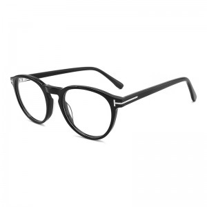 RUISEN’S Retro Round Panel Frame Myopia Glasses Frame Can Be Matched with High Prescription Frame 7603