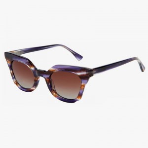 RUIREN’S  Personalized Cat Eye Trend Acetate Sunglasses  DSF3418