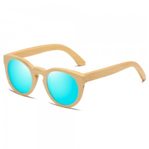 RUISEN'S Lunettes de soleil polarisées en bois léger pour femme 824