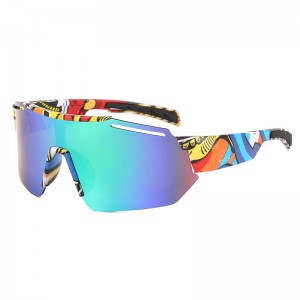 RUISEN'S Sports Outdoor-Sonnenschutz-Fahrradsonnenbrille mit großem Rahmen 9921