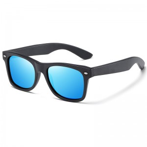 RUISEN'S Gafas de sol unisex polarizadas de madera ligera 817