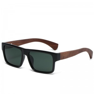 RUISEN'S Gafas de sol polarizadas con montura cuadrada grande UV400 para hombre