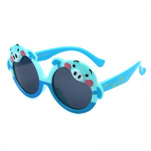 RUISEN’S UV Kids Sunglasses Cartoon Piggy Soft Silicone Cute 22030