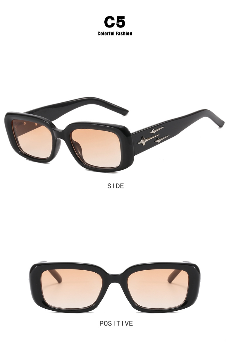 RUISEN'S Fashion Meteor Square Frame משקפי שמש Peplum 2030915