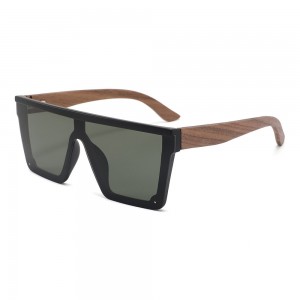 RUISEN’S Classic RetroWooden Sunglasses for Men and Women 1552