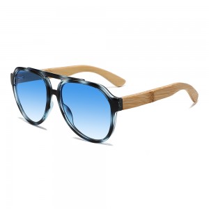 RUISEN’S New Fashion Square Frame Wooden Sunglasses RS-1071