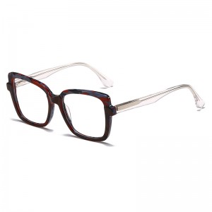 RUISEN'S Retro Anti-blue Light Flat Mirror Acetate Frame 21129