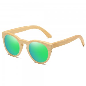 RUISEN'S Gafas de sol de madera ligeras polarizadas a la moda para mujer 824