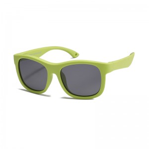 RUSEN'S Lunettes de soleil polarisées pour enfants avec monture en silicone pour l'extérieur X8306