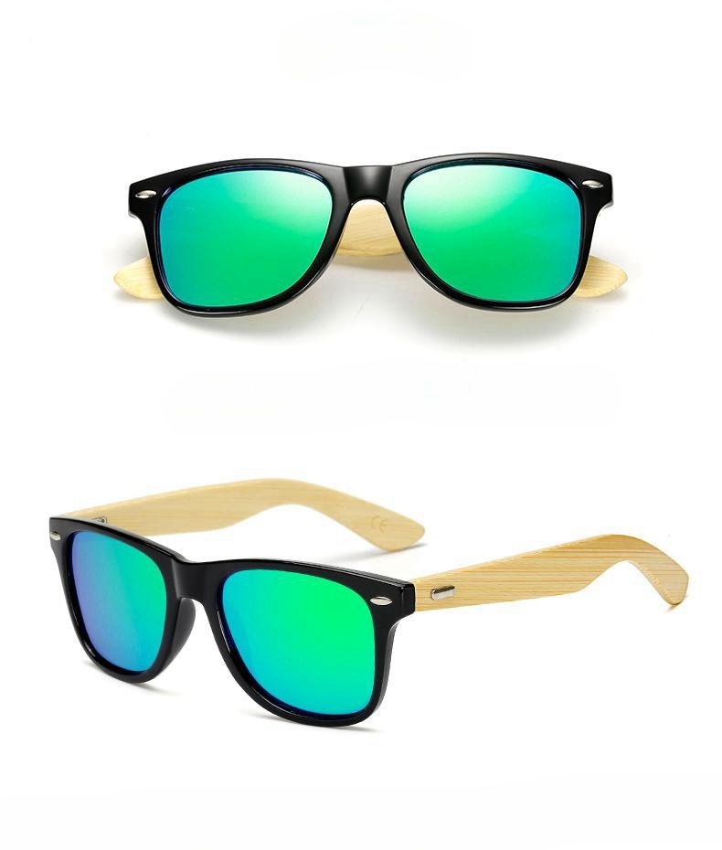 RUISEN'S Gafas de sol polarizadas TAC de madera para hombre y mujer 1501