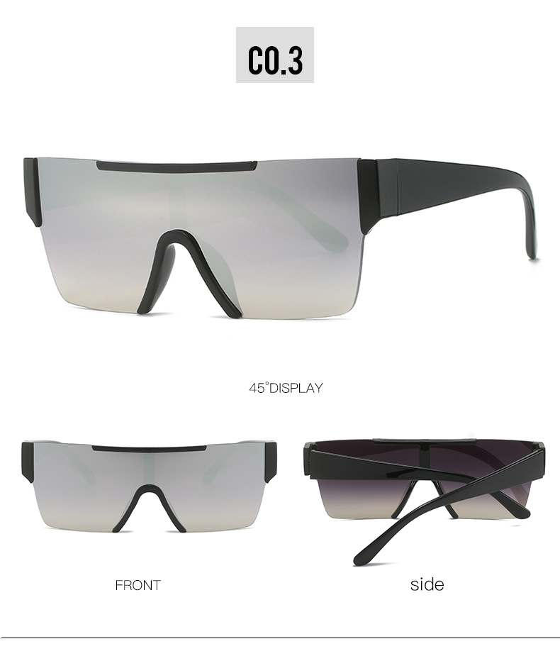 Gafas de sol futuristas de una pieza de moda de RUISEN 5250-10