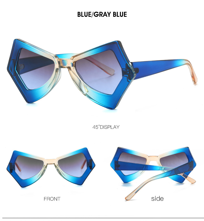 RUISEN'S New Personalized Butterfly Color Matching Women's Sunglasses