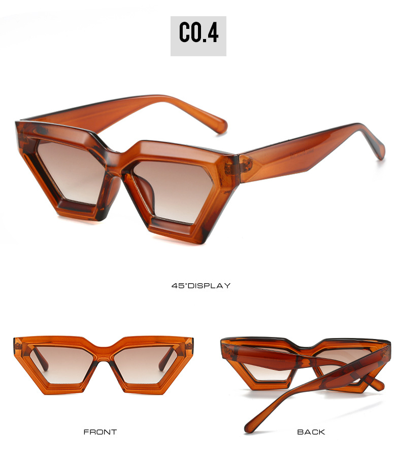 Gafas de sol con protección ocular uv400 con montura retro de moda de RUISEN