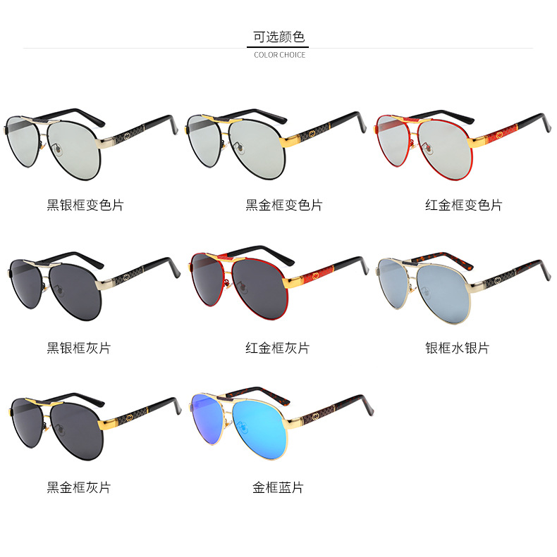 Nouvelles lunettes de soleil polarisées en métal pour hommes Toad-1