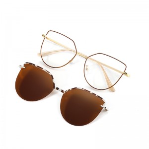 Nuevas gafas de sol con clip para hombre y mujer Cat Eye de RUISENS 7002