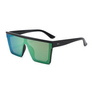 RUISEN'S Unisex-Sonnenbrille mit großem Rahmen, einteilig, UV400