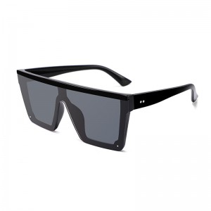 RUISEN'S Unisex-Sonnenbrille mit großem Rahmen, einteilig, UV400