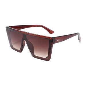 RUISEN'S Unisex-Sonnenbrille mit großem Rahmen, einteilig, UV400