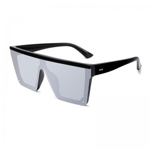 RUISEN'S Unisex-Sonnenbrille mit großem Rahmen, einteilig, UV400