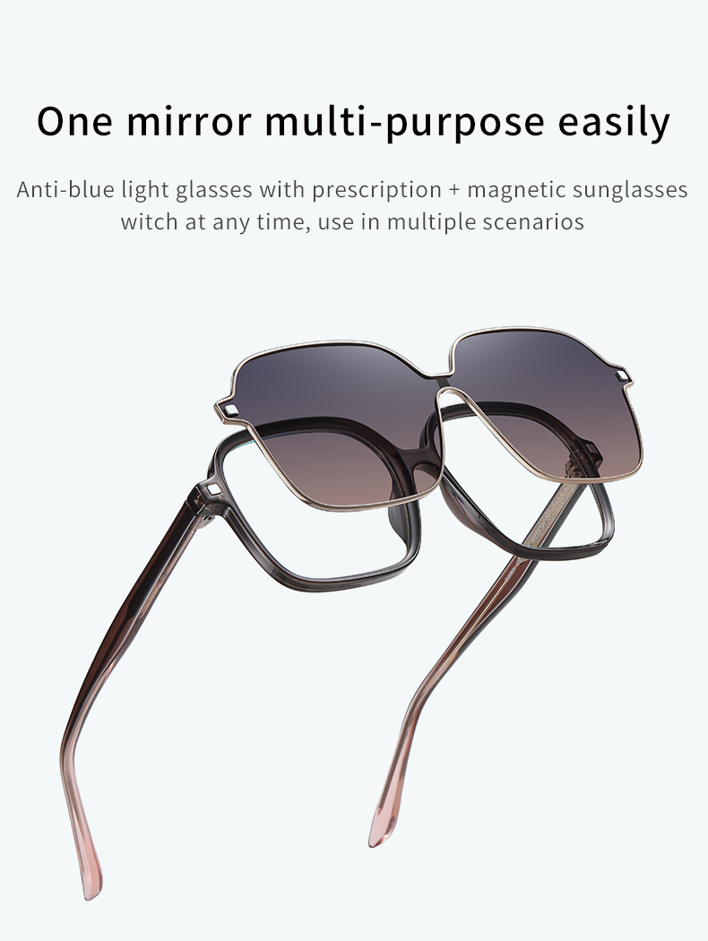 Multi-Function Glasses Polarized Clip-On Sunglasses