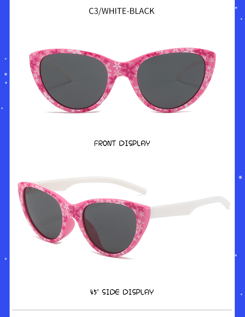 RUISEN'S Trendy Cat Sunglasses for Kids XT6134