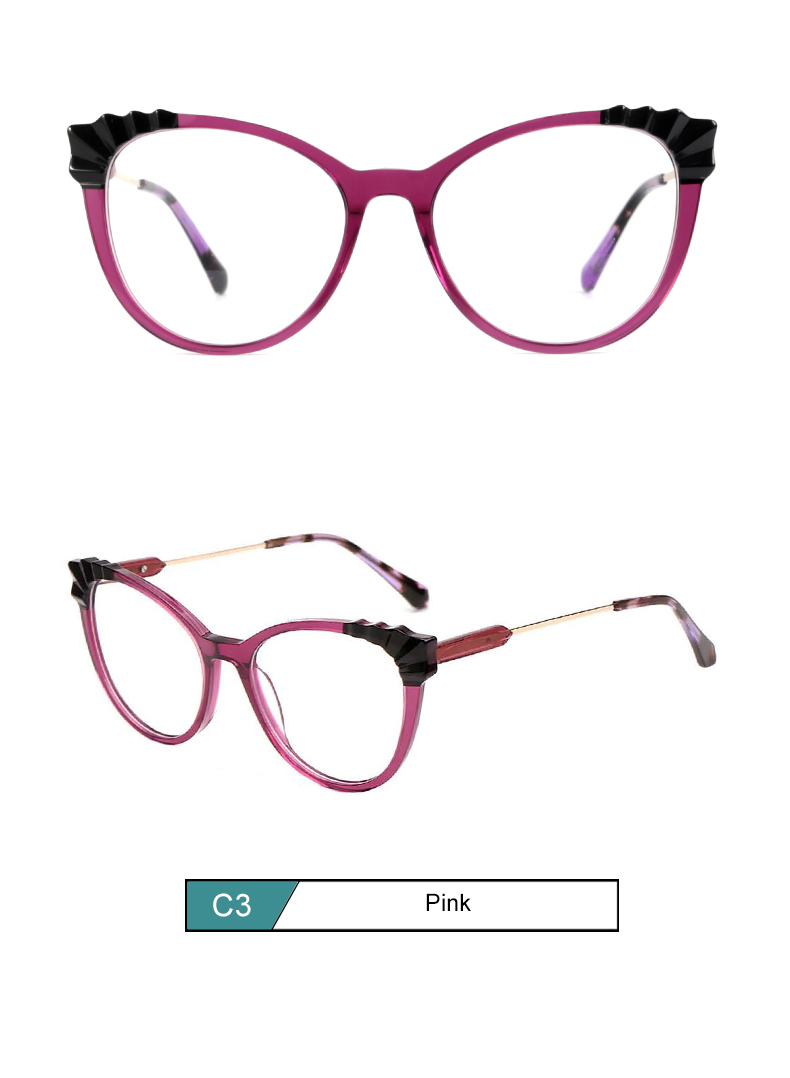 إطار بصري من RUISEN'S Fashion Acetate Color Block 202113