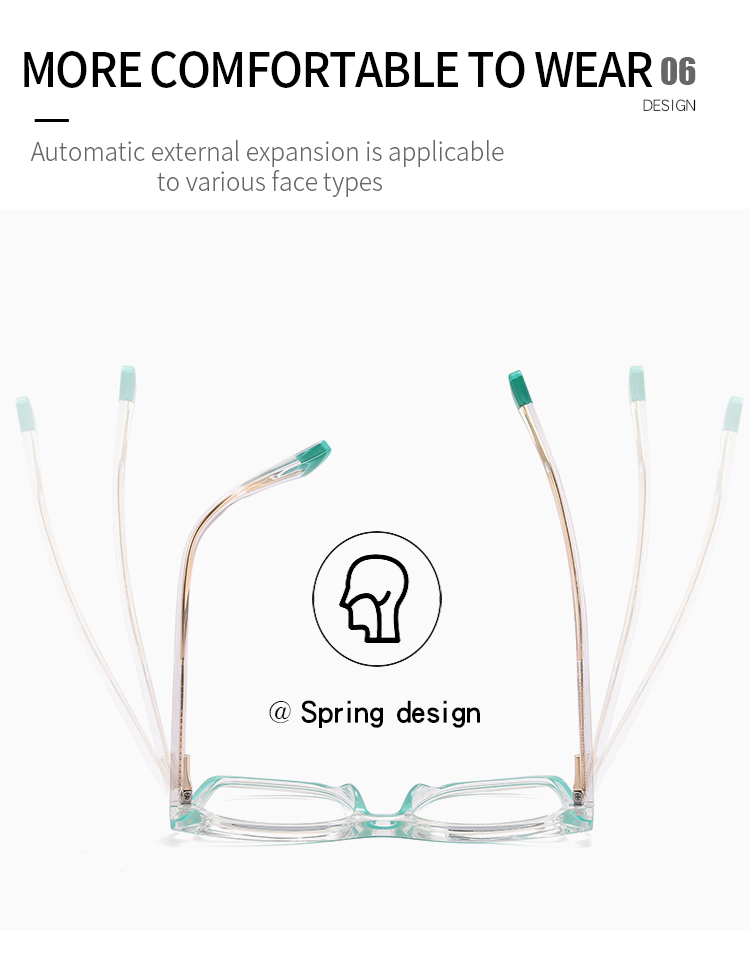 RUISEN'S TR90 Optical Anti-Blue Light Glass Frame 82087