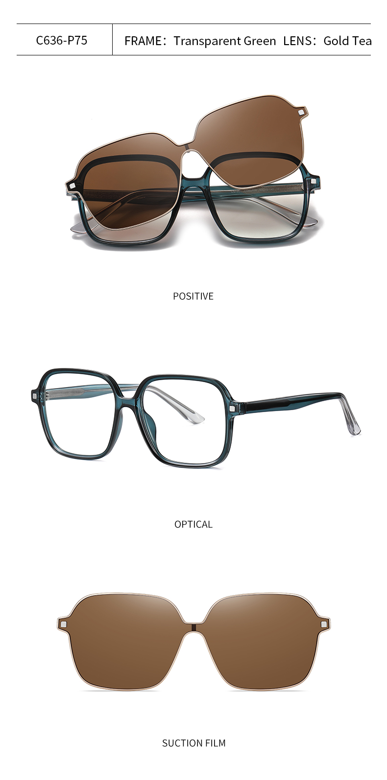 Multi-munus specula Polarized Clip-De ocularia