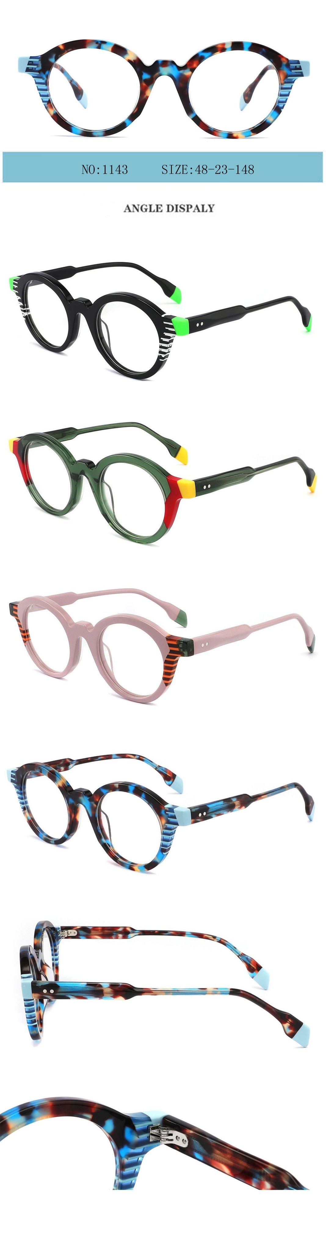 RUISEN'S New Style Acetate Optical Frame Glasses For Women 1143