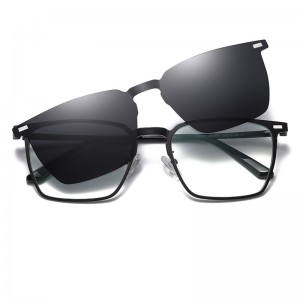 RUISENS'S hochwertige Clip-On-Sonnenbrille aus Metall CG8202