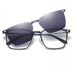 RUISENS'S hochwertige Clip-On-Sonnenbrille aus Metall CG8202