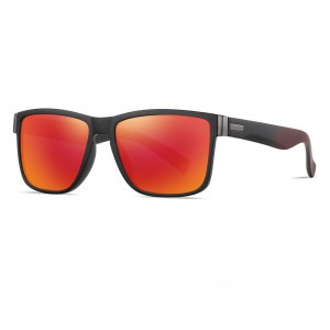 RUISEN'S New Polarized TR Square-Frame Sunglasses For men's oculariorum PL608