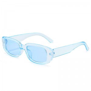 Lunettes de soleil à la mode assorties avec tout, Style Vogue, petite monture rectangulaire, 9074